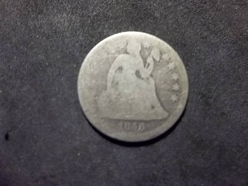 1856  Seated Liberty Dime