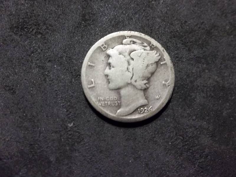 1926 S Mercury Dime