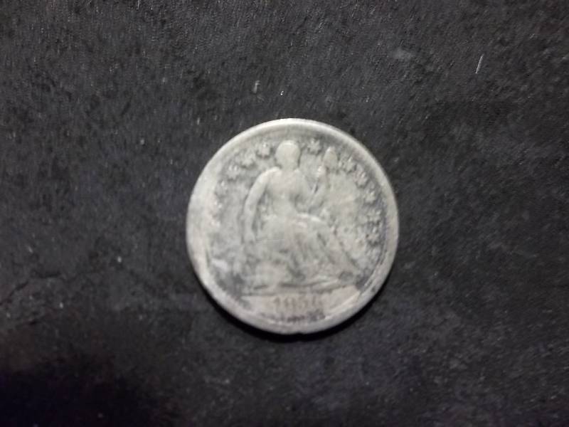 1856  Seated Liberty Half Dime