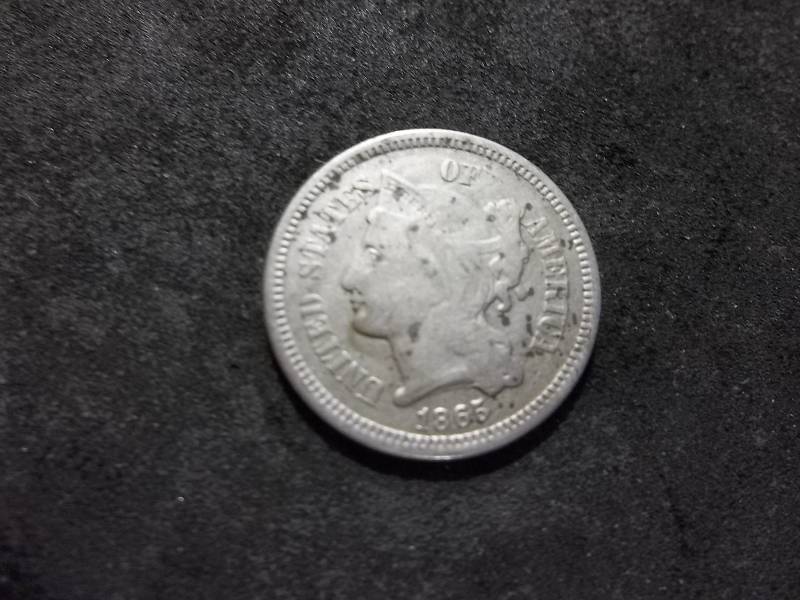 1865 3-Cent Nickel