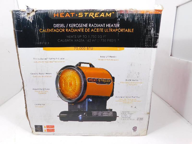 SilentDrive DieselKerosene Radiant Heater - 70,000 BTU