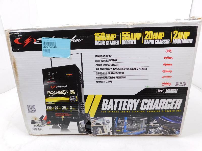 schumacher battery charger se 1520