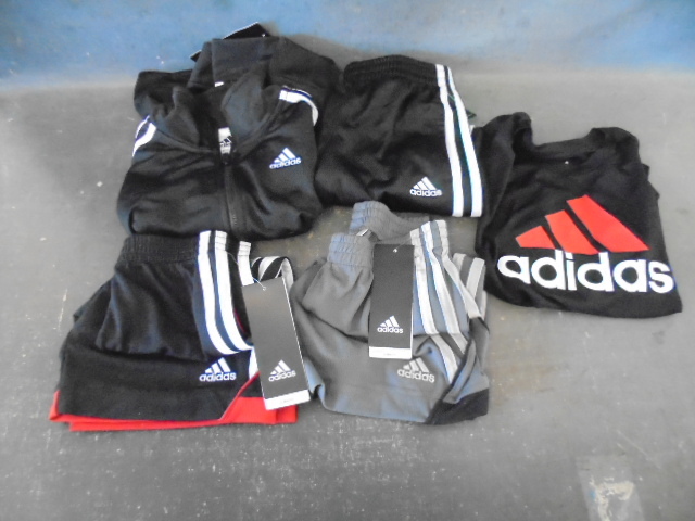 lot 21 image: Childrens Adidas Clothes