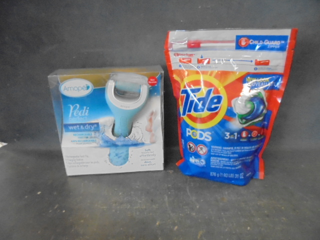 lot 31 image: Tide Pods and Pedi-Perfect