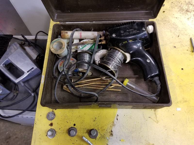 lot 90 image: Soldering Gun w Solder, Case
