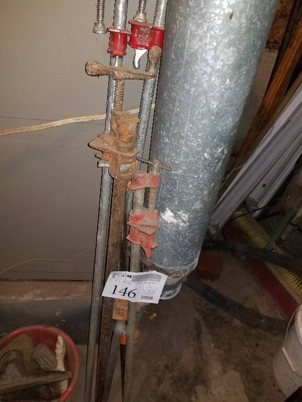 lot 146 image: Lot of (6) Pipe Clamps