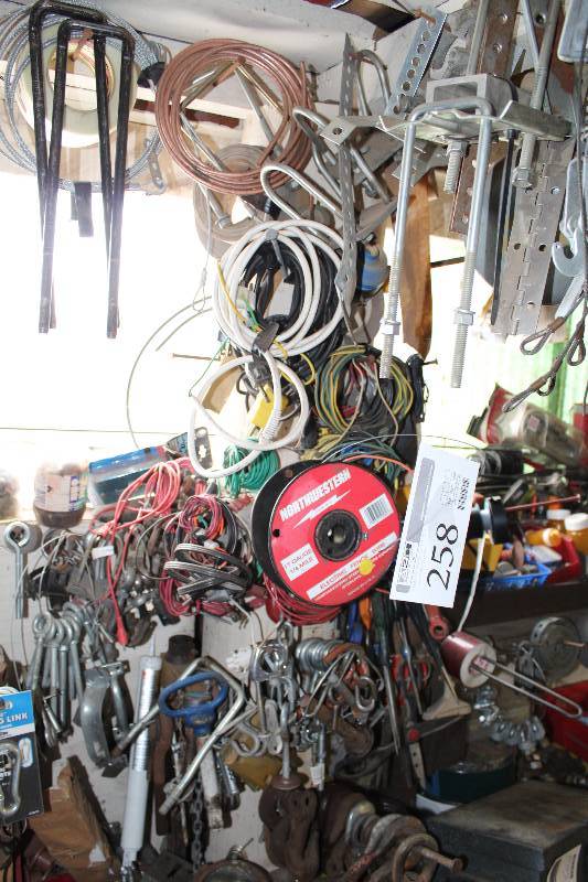 lot 258 image: Wires, Hooks