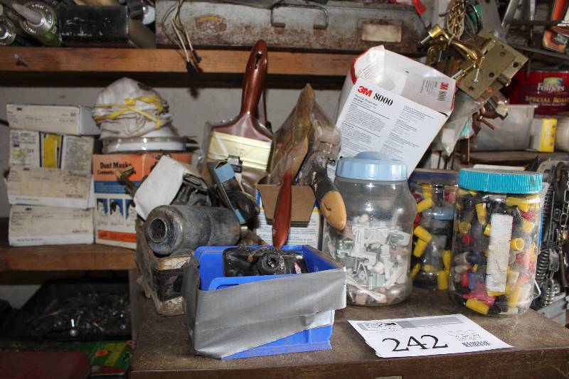 lot 242 image: Masks, Brushes, Wire Caps