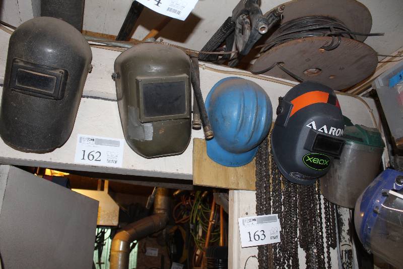 lot 162 image: Lot of (4) Welder Masks