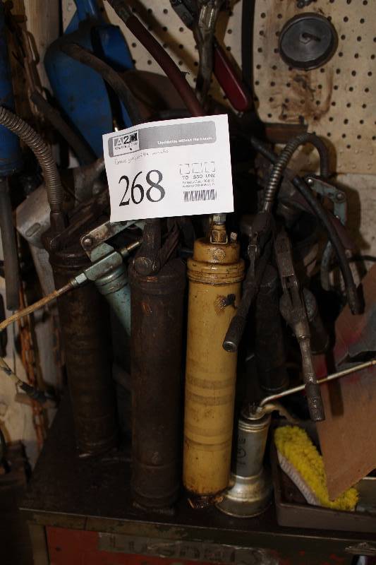 lot 268 image: Grease Guns, Oil Filter Wrenches