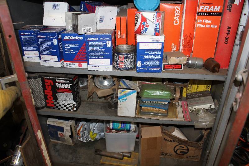 lot 270 image: Car Parts - Air Filters, Oil Filters, Spark Plugs