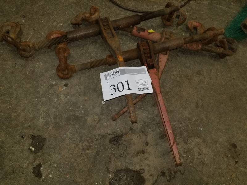 lot 301 image: Lot of (3) Hoist Bars