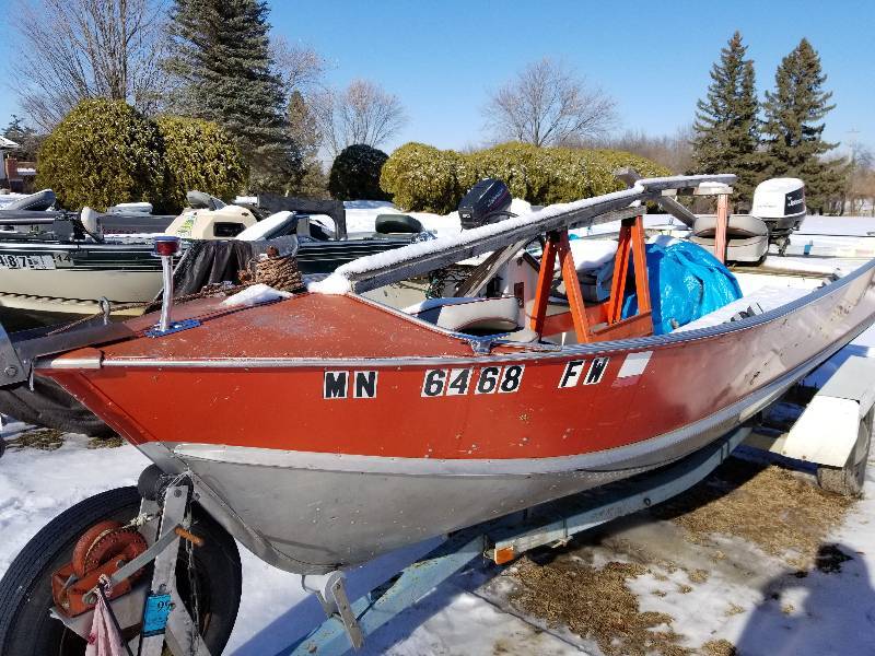 1976 Lund Pike, 16 Foot Fishing Boat w/ 1976 Johnson 35 ...