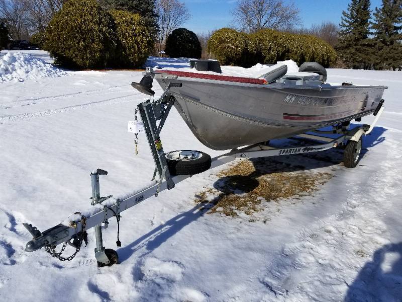 1994 Northwoods 14 Foot Fishing Boat U0026 1994 Spartan Sport