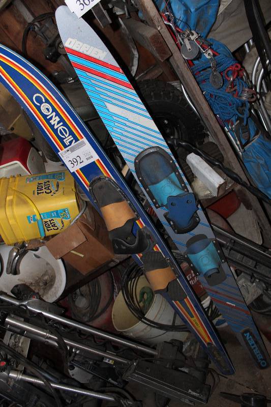 lot 392 image: Lot of (2) Obrien Water Skis