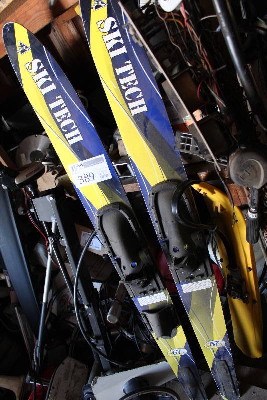 lot 389 image: Lot of (2) Ski Tech 67in. Water Skis