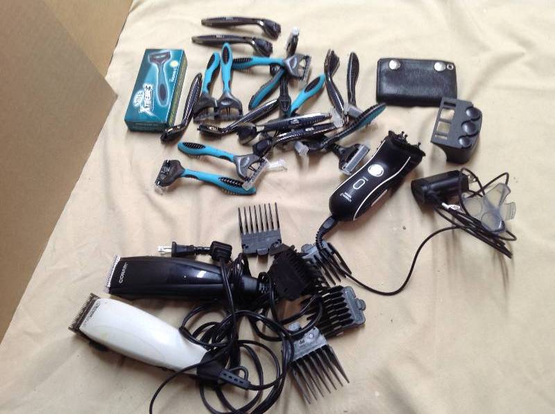 Whal and Conair -Electric Razors and Hand Razors