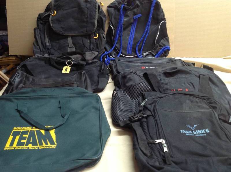 Eight Bags, Backpacks