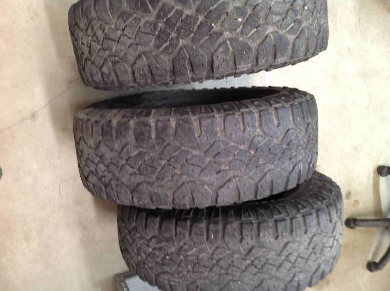Three Winter Truck Tires