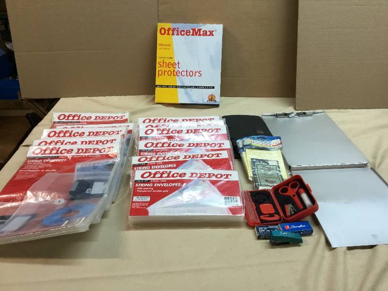 Office Supply- String Envelops, Laminating Film