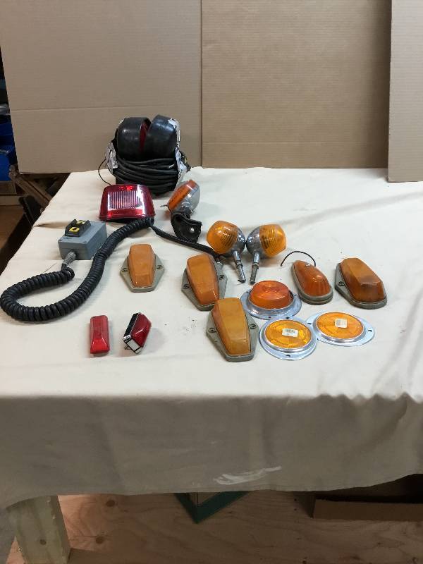 Magnetic tow lights, Truck top Lights, reflectors and other lights