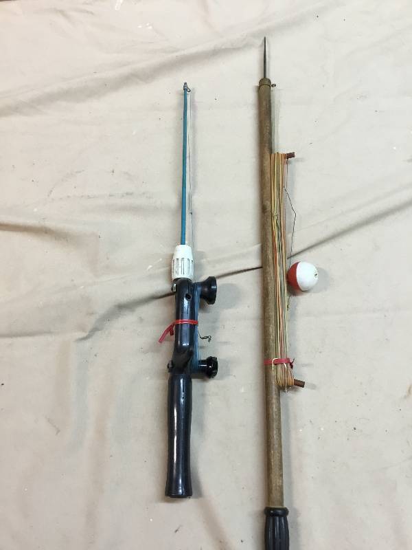 Two Ice Fishing poles