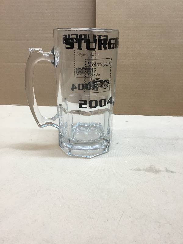 Sturgis 2004 Glass Mug Perfect Condition