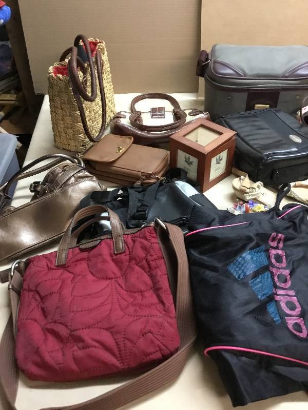 Lot Of Bags, Purses and a Straightener