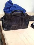 Fleece lined Poncho and Four Bags