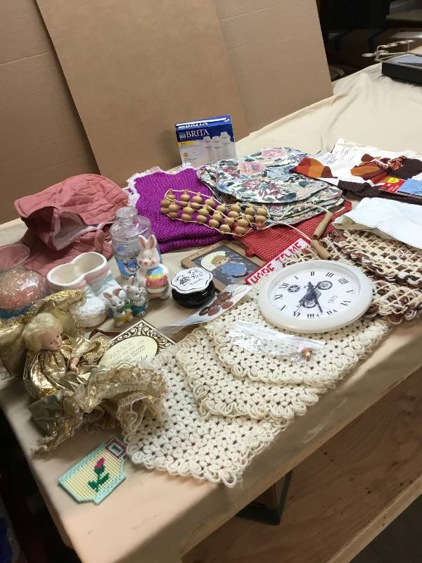 Large Lot Of House items - Place Mats, Brita filters, Back Massager