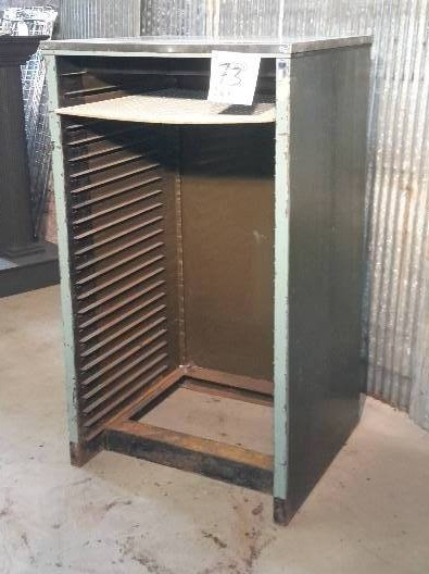 lot 73 image: Type Press drying cabinet