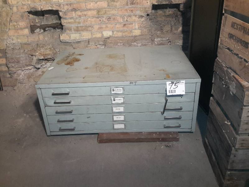 lot 75 image: Architect Cabinet
