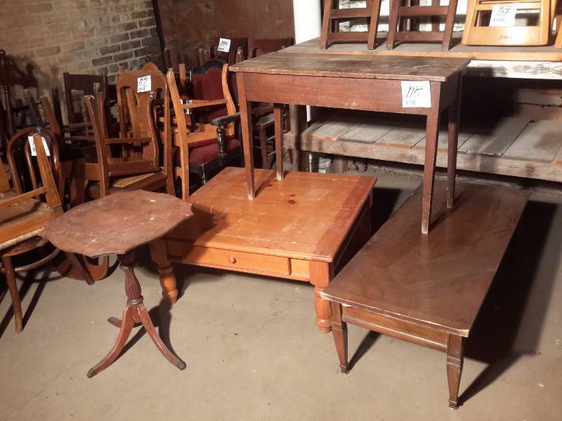 lot 115 image: 2 coffee tables and 2 sideoccasional tables as pictured