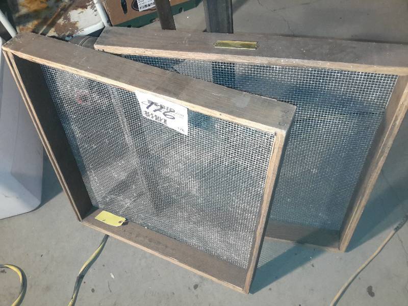 lot 176 image: 2, 24in x 24 in screen sifters