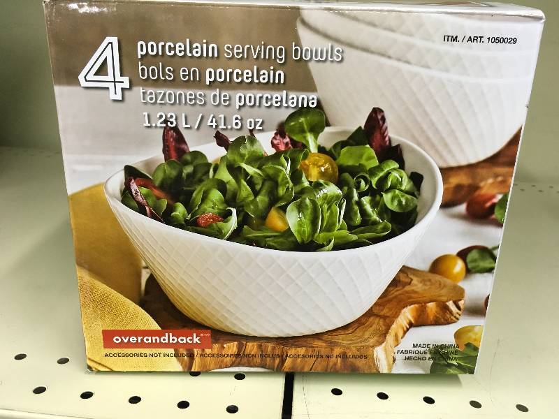 lot 542 image: 4PC BOWL SET