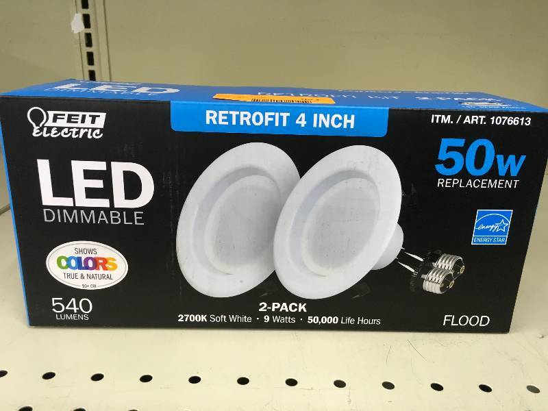 lot 543 image: LED DIMMABLE RETROFIT LIGHTS