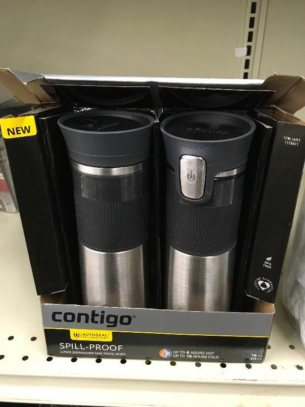 lot 552 image: CONTIGO COFFEE MUGS