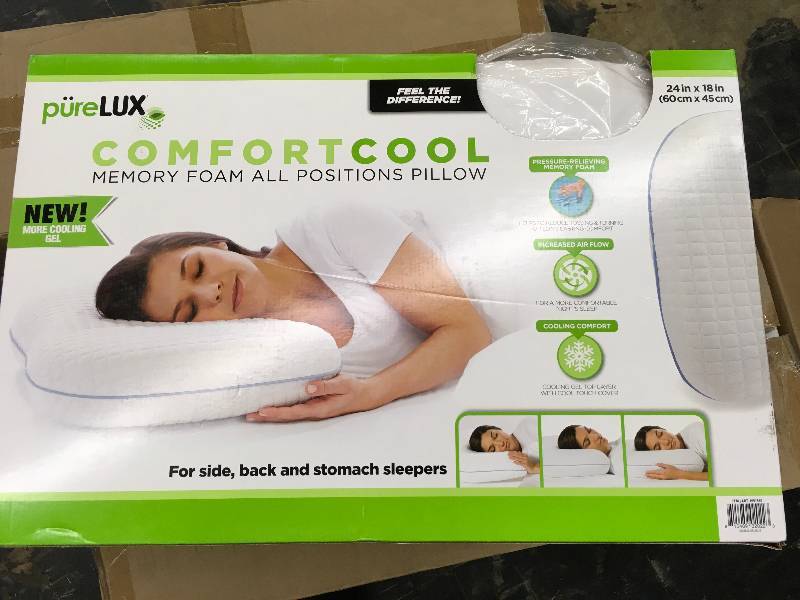 lot 565 image: PURELUX COMFORTCOOL PILLOW