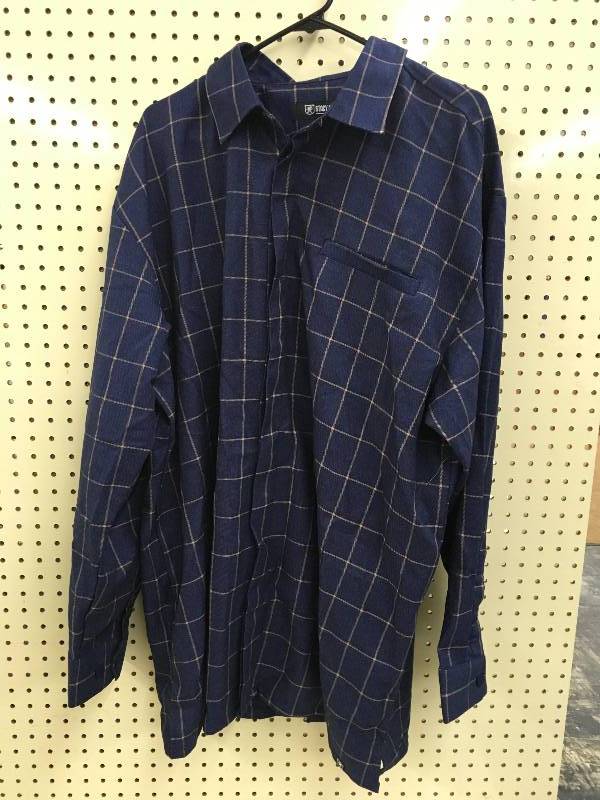lot 576 image: STACY ADAMS, SIZE XXL FLANNEL SHIRT