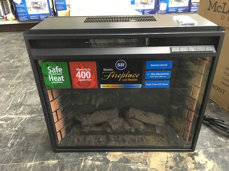lot 533 image: ELECTRIC FIREPLACE INSERT