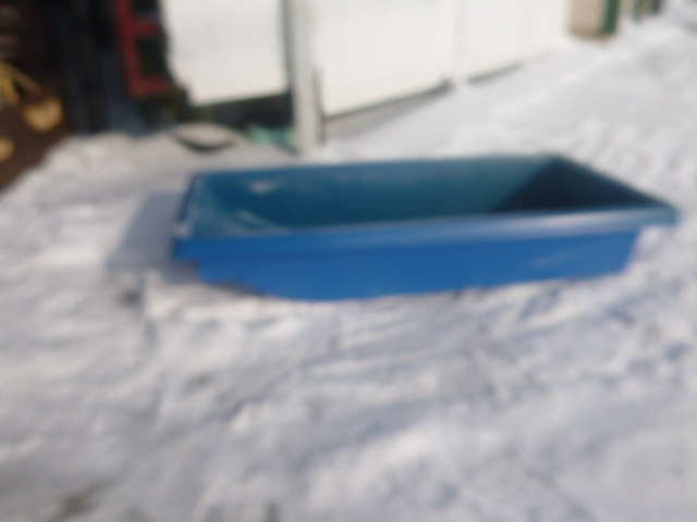 lot 75 image: Plastic Ice Fishing Sled