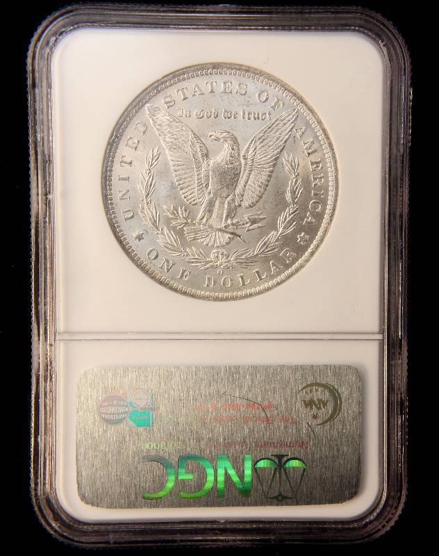 1885-O MORGAN SILVER DOLLAR BU NGC