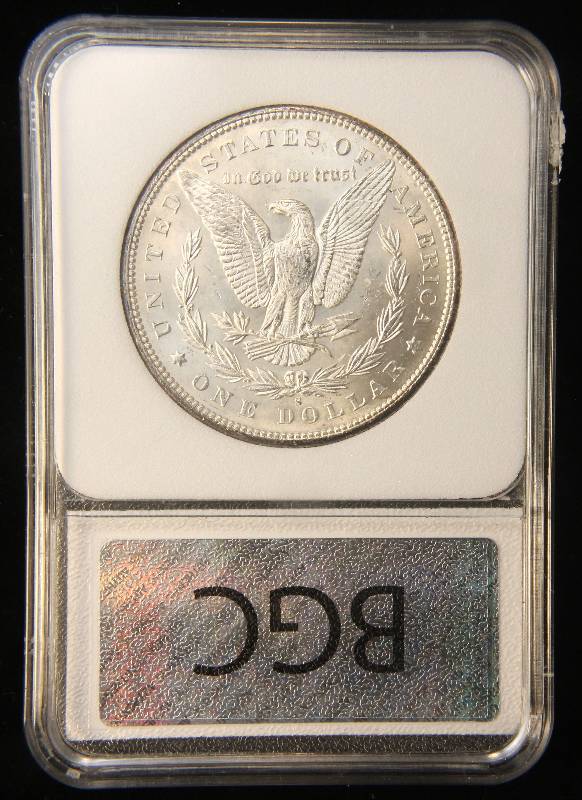 1897-S MORGAN SILVER DOLLAR MS64 PLUS BGC