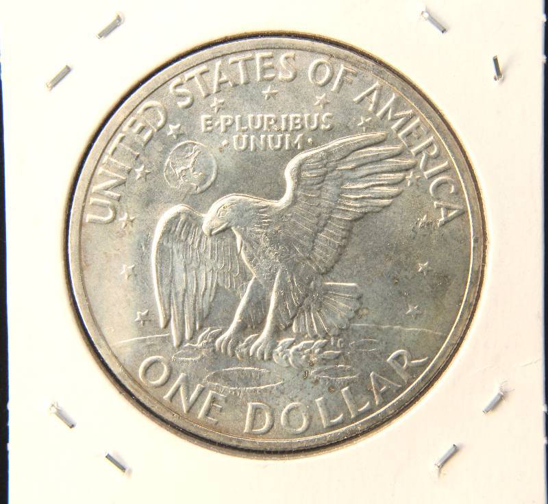 1971-S 40% SILVER EISENHOWER DOLLAR BU-UNC