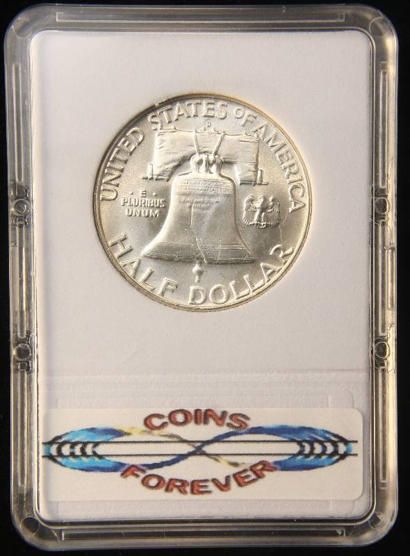 1963-D FRANKLIN SILVER HALF DOLLAR BU-UNC
