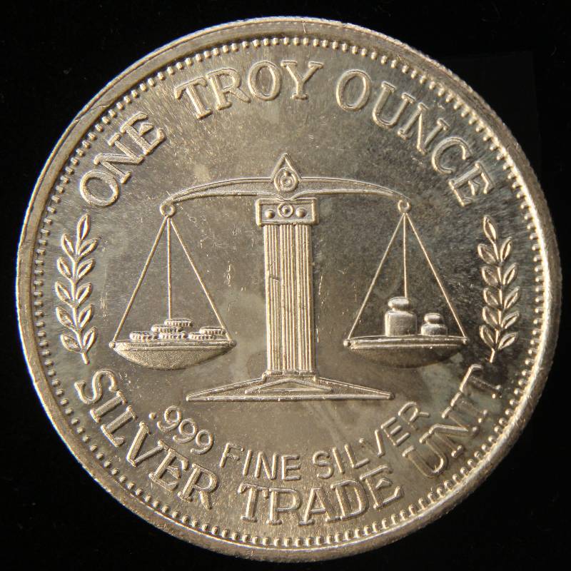 1 TROY OZ. .999 FINE SILVER 1984 MORGAN DOLLAR DESIGN