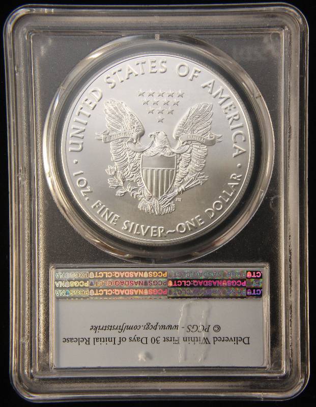 2016 AMERICAN SILVER EAGLE 1 TROY OZ. .999 FINE SILVER MS70 PCGS FIRST STRIKE