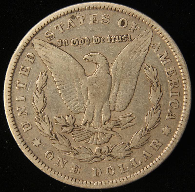 1889 MORGAN SILVER DOLLAR FINE