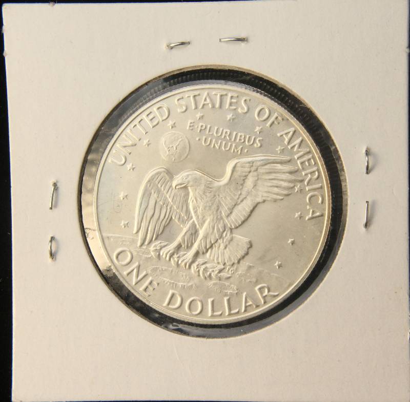 1974-S 40% SILVER EISENHOWER DOLLAR BU-UNC
