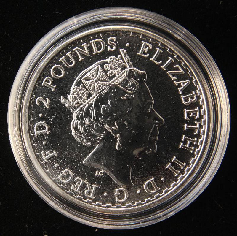 2017 GREAT BRITAIN 1 TROY OZ .999 FINE SILVER BRITANNIA